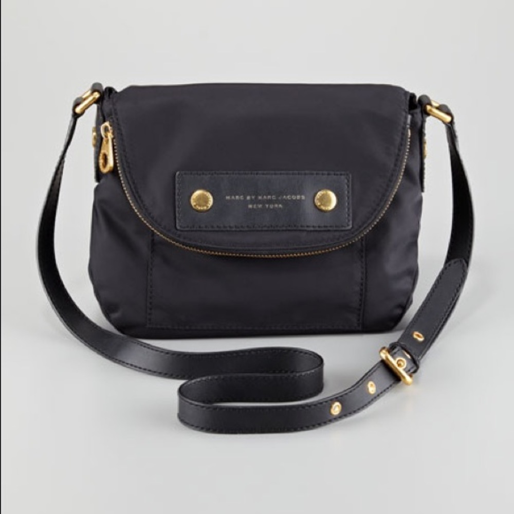 Marc Jacobs Natasha Black Nylon Crossbody Bag